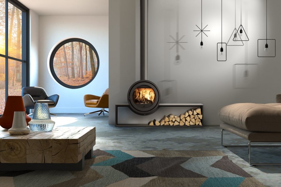 Dik Geurts Odin Front, Plateau houtkachel