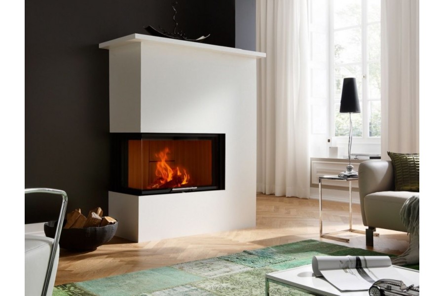 Spartherm Linear Corner 80x40x50 (vaste greep) houtkachel